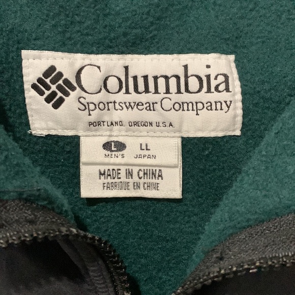Columbia Fleece Jacket Men's Large - Picture 4 of 8